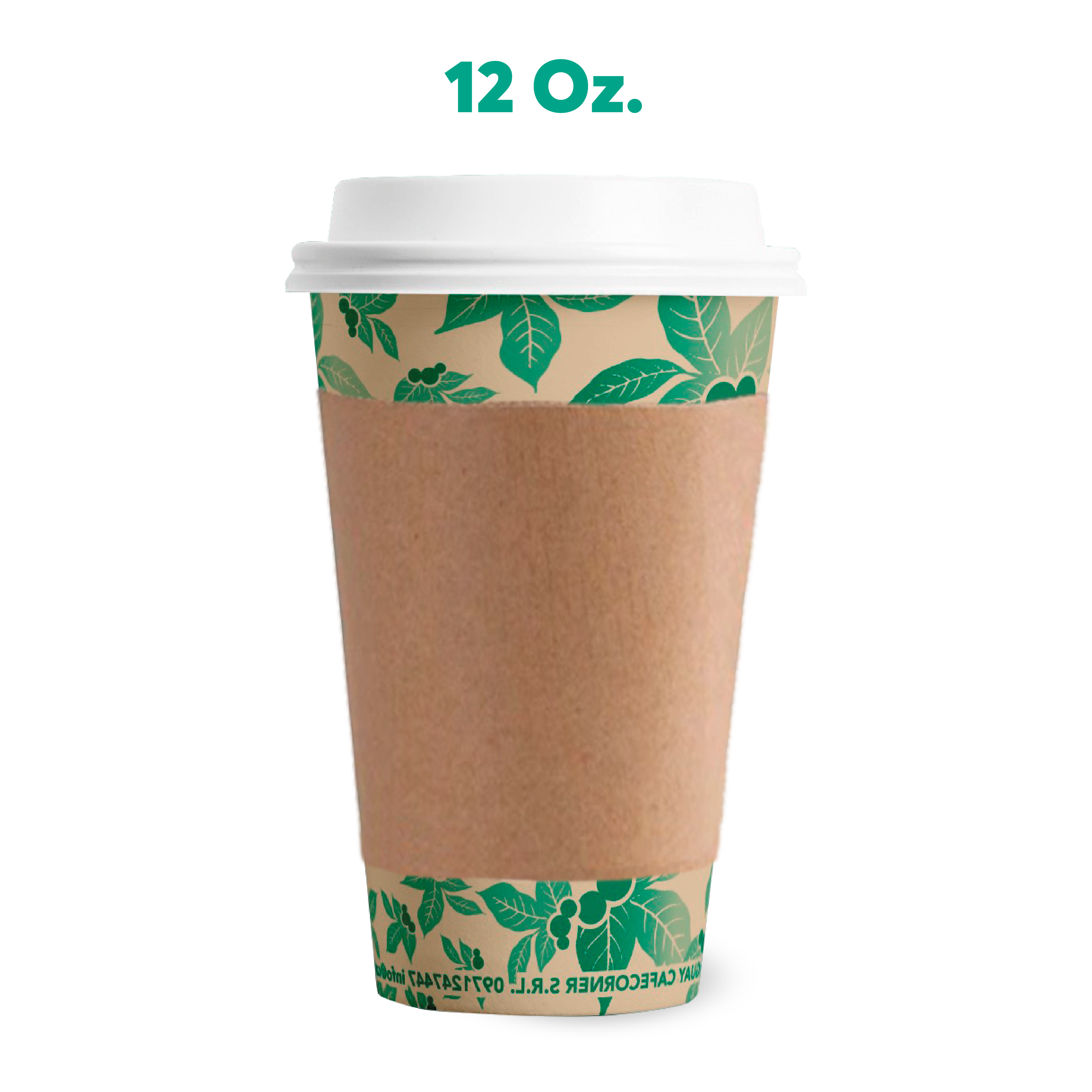 Vaso de polipapel de 12 oz.